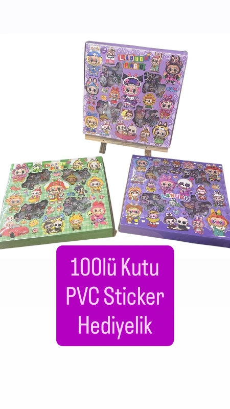 100LÜ MEGA LABUBU KUTULU STİCKER